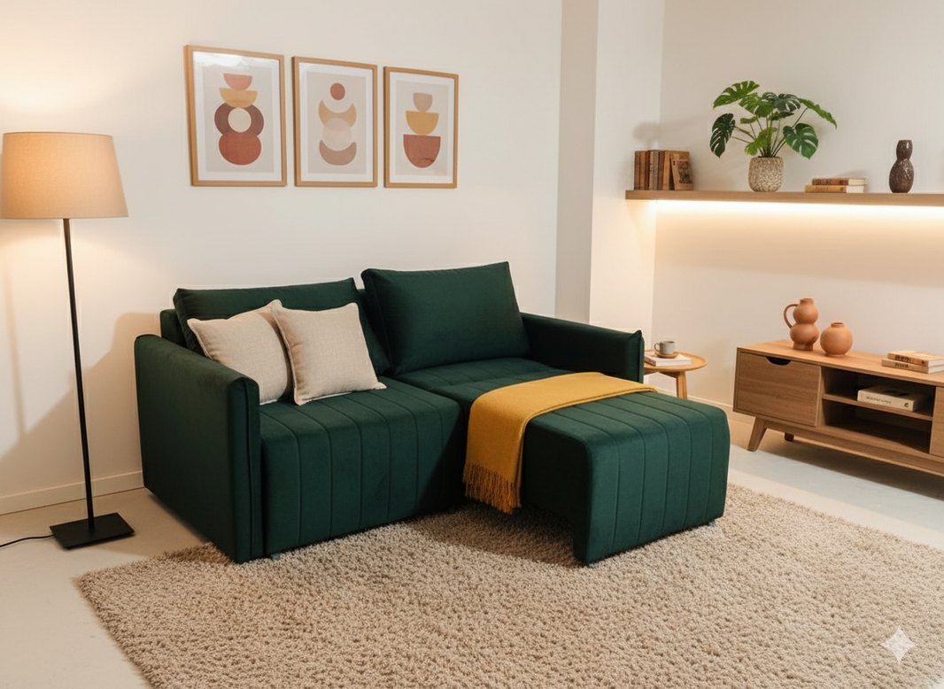 Sofá Cama Madri Slim — Sofá cama 1,60 m