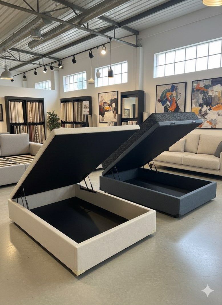 Box Baú Articulado — Cama com baú 7 medidas